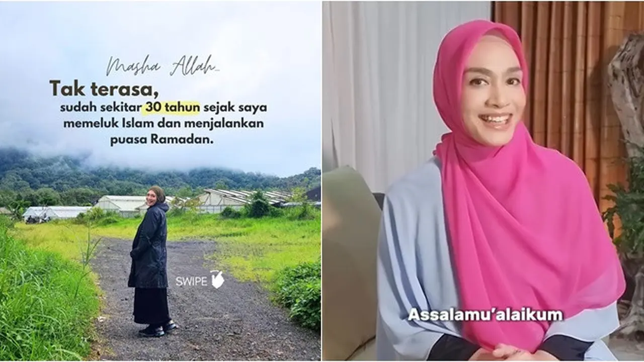 6 Potret Dewi Hughes 30 Tahun Mualaf, Kisah Perjalanan Spiritual & Bahagia Puasa