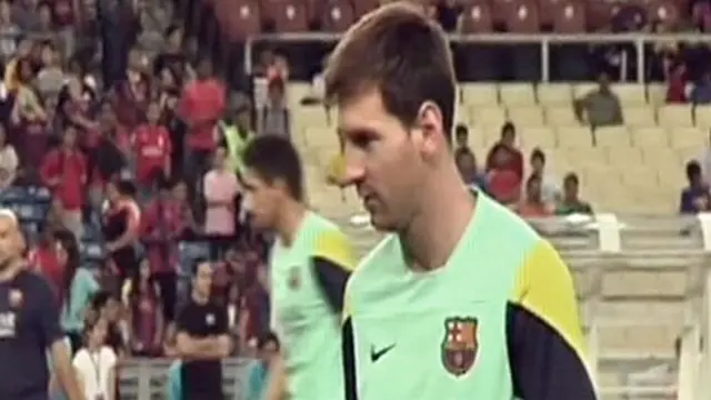 Barcelona Latihan di Malaysia