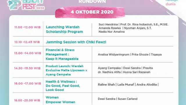 Rundown Wardah Beauty Fest