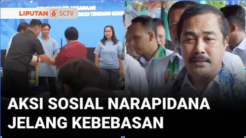 VIDEO: Aksi Sosial Nasional 2.217 Klien Bapas, Siap Sambut Implementasi KUHP Baru