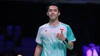 Tunggal putra Indonesia Jonatan Christie menghadapi Shi Yu Qi dari China pada final Denmark Open 2025&nbsp;di Jyske Bank Arena, Minggu (19/10) malam WIB.&nbsp;(foto: PBSI)
