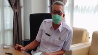 Sekda Kota Cirebon Agus Mulyadi mengatakan pemerintah daerah akan menarik rem darurat imbas meningkatkan angka positif covid-19. Foto (Liputan6.com / Panji Prayitno)