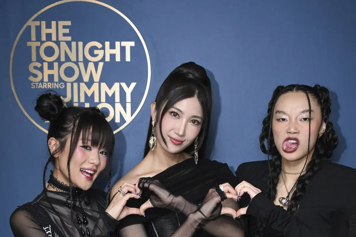 Kpop Demon Hunters: Ejae, Audrey Nuna, and Rei Ami Rock Jimmy Fallon's Stage