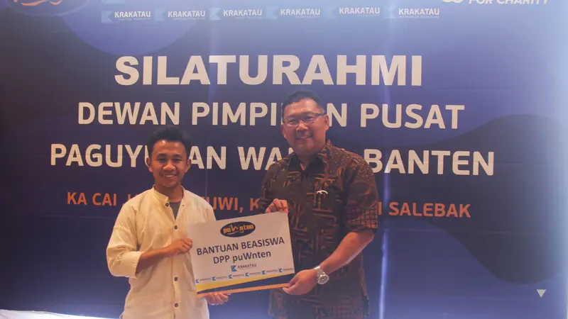 Paguyuban Warga Banten Galang Dana Bagikan Beasiswa untuk Mahasiswa Berprestasi Kurang Mampu.
