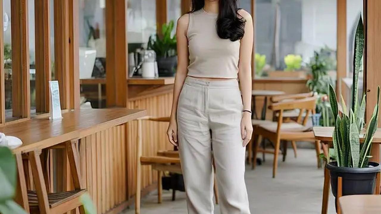 7 Ide Padanan Model Celana Lebar yang Nyaman dan Kelihatan Tetap Stylish, Cocok Buat Nongkrong di Coffeshop