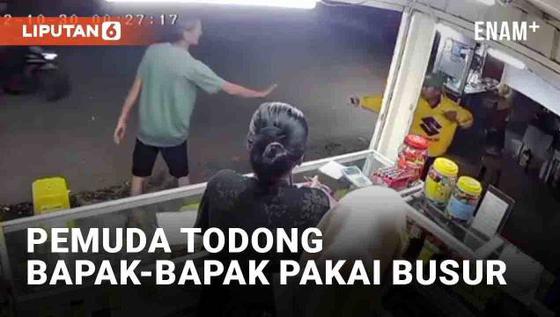 VIDEO: Nekat, Pemuda di Makassar Todong Bapak-Bapak Pakai Busur Panah