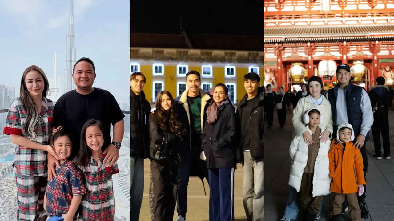 Gaya Liburan Keluarga Artis Rayakan Natal di Luar Negeri, dari Chelsea Olivia hingga Donna Agnesia