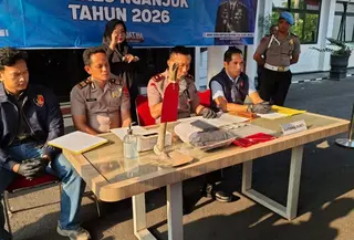 Polisi mengungkap misteri kematian Gatot Tri Wahyu Widodo (52), warga Dusun Nanggungan, Desa Kaloran, Kecamatan Ngronggot, Kabupaten Nganjuk. (Foto: Antara)