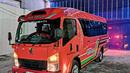 Gunung Mas Micru Bus milik AHA Group yang menggunakan sasis Isuzu. (Source: Instagram/@karoserigunungmas)