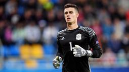 1. Kepa Arrizabalaga - Dibeli Chelsea dari Athletic Bilbao dengan harga 71,6 juta poundsterling. (AFP/Maciej Gillert