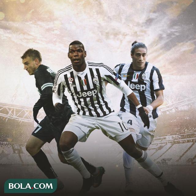 Juventus - Nicklas Bendtner, Paul Pogba, Martin Caceres