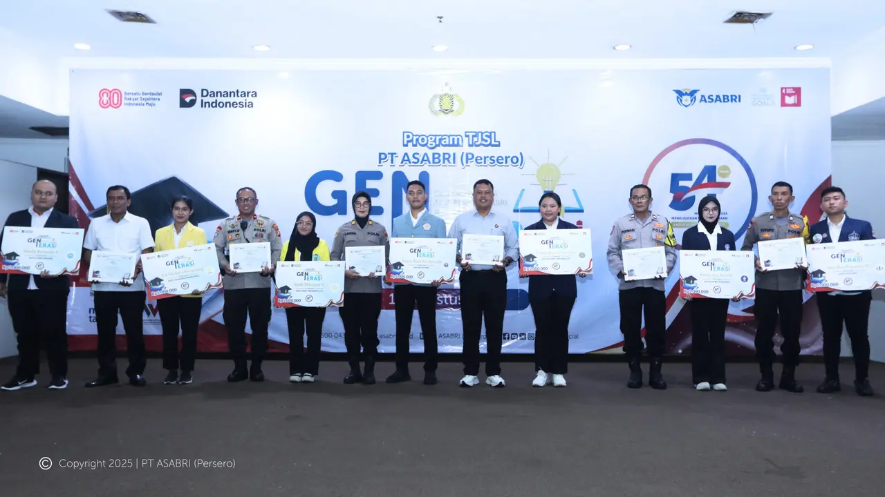 ASABRI Hadirkan Program GENERASI (Gerakan Apresiasi bagi Putra-Putri Peserta ASABRI) untuk Pendidikan Indonesia (Liputan6)