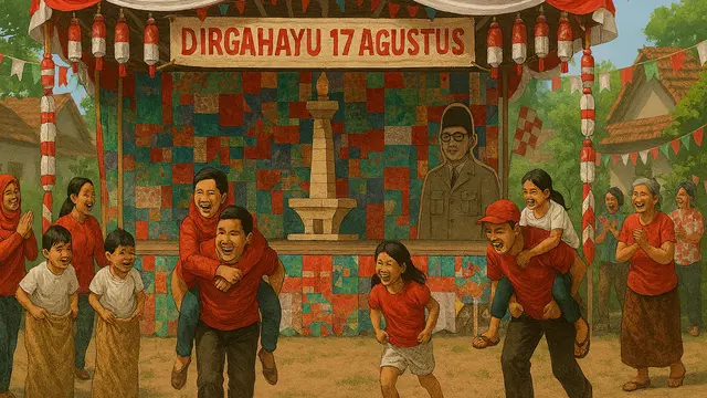 10 Dekorasi Panggung 17 Agustus/Ilustrasi gambar AI