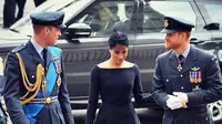 Meghan Markle Pakai Gaun Pengantinnya Versi Warna Hitam di Acara Kerajaan