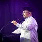 Menteri Agama (Menag) Yaqut Cholil Qoumas meluncurkan aplikasi Pegon Virtual Keyboard dan Rumah Kitab saat gelaran Devotion Experience atau Dev-X Kemenag di JCC, Jakarta, Sabtu 6 Januari 2024. (Foto: Humas Kemenag)
