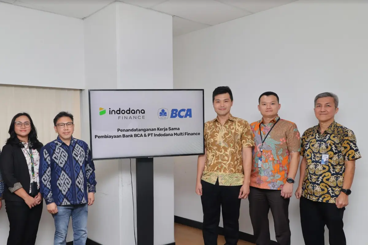 PT Indodana Multi Finance (Indodana Finance) bekerja sama dengan PT Bank Central Asia Tbk (Bank BCA) dalam hal pemberian pembiayaan modal kerja. (Dok Indodana Finance)