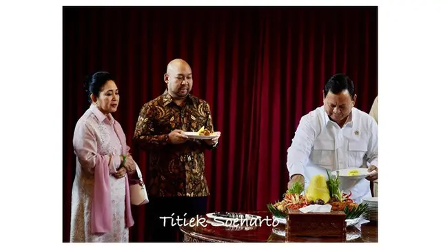 6 Potret Titiek Soeharto di Ulang Tahun Prabowo