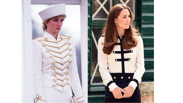 Busana Kate Middleton mirip dengan Putri Diana
