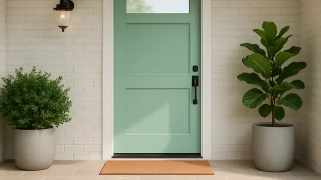 Model Pintu Rumah yang Bikin Tamu Terpukau /Ilustrasi gambar oleh AI