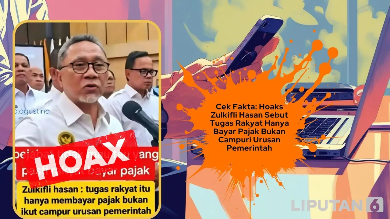 Cek fakta Zulhas sebut tugas rakyat hanya bayar pajak bukan campuri urusan pemerintah