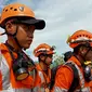 Sejumlah personel Basarnas Palu bersama potensi SAR mengikuti apel koordinasi saat latihan penanganan korban bencana di Kelurahan Petobo, Kota Palu, Kamis (16/6/2022). (Foto: Heri Susanto/ Liputan6.com).