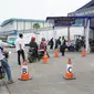 Rapid test di pabrik Aice Bekasi. (dok. Aice/Dinny Mutiah)