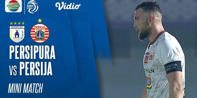 VIDEO BRI Liga 1: Banjir Peluang Saat Persipura Jayapura Imbang Kontra Persija Jakarta