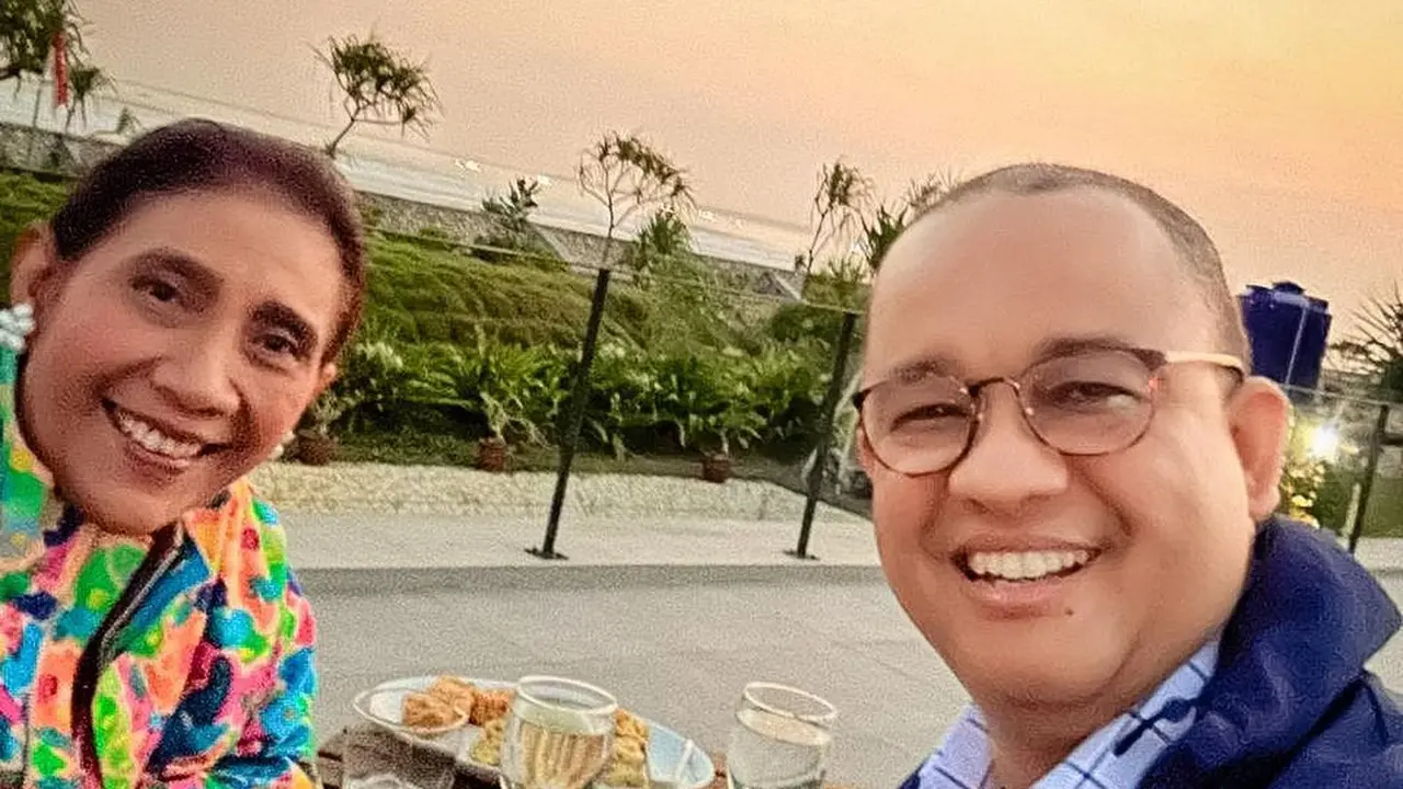 Anies Baswedan dan Susi Pudjiastuti. (Foto: Dok. Instagram @aniesbaswedan)