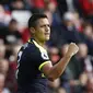 Alexis Sanchez rayakan gol ke gawang Sunderland (Reuters / Craig Brough )