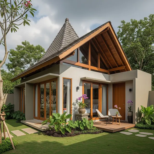 9 Model Rumah Sederhana tapi Mewah dengan Atap Limasan Modern, Perpaduan Elegan