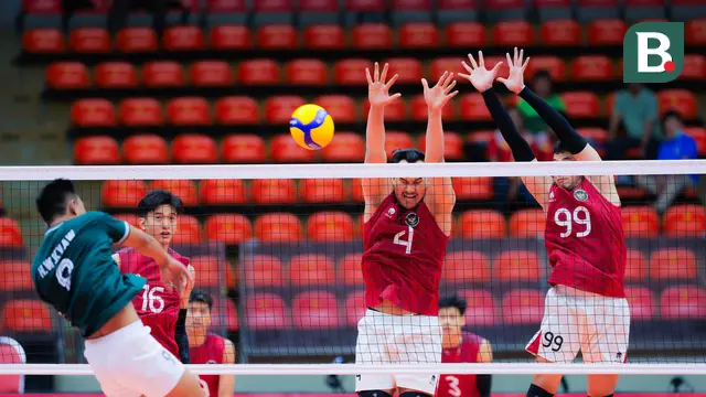 Foto: Tundukkan Myanmar, Timnas Voli Putra Indonesia Melangkah ke Semifinal SEA Games 2025