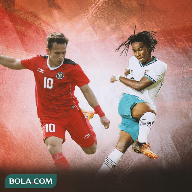 Ilustrasi - Ronaldo Kwateh dan Egy Maulana Vikri