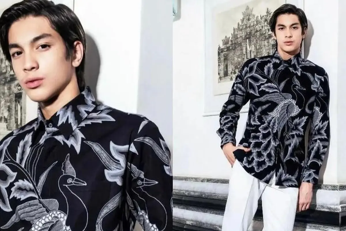 7 Pesona Eddy Meijer Anak Maudy Koesnaedi Jadi Model Kampanye Brand Lokal Kenamaan, Tampil Keren Pakai Kemeja Batik