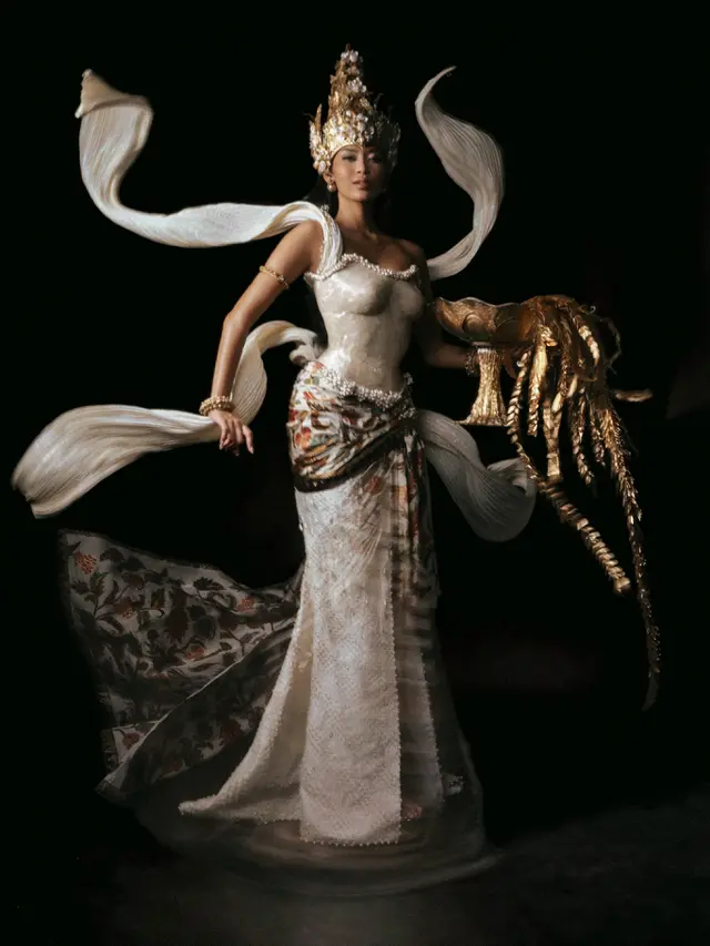 Agnes Rahajeng Jadi Dewi Sri di Miss Supranational 2026, Pakai National Custome Rayakan Kemakmuran Indonesia