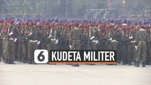 VIDEO: Militer Diduga Lakukan Kudeta Pemerintahan Aung San Suu Kyi