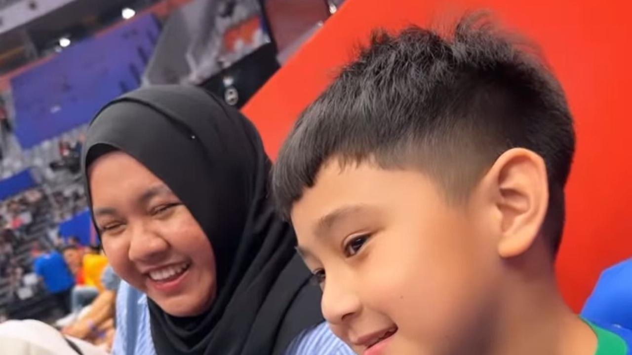 Ekspresi Tak Biasa Rafathar saat Foto Bareng Baim Wong, Netizen: Kelihatan Belum Berdamai