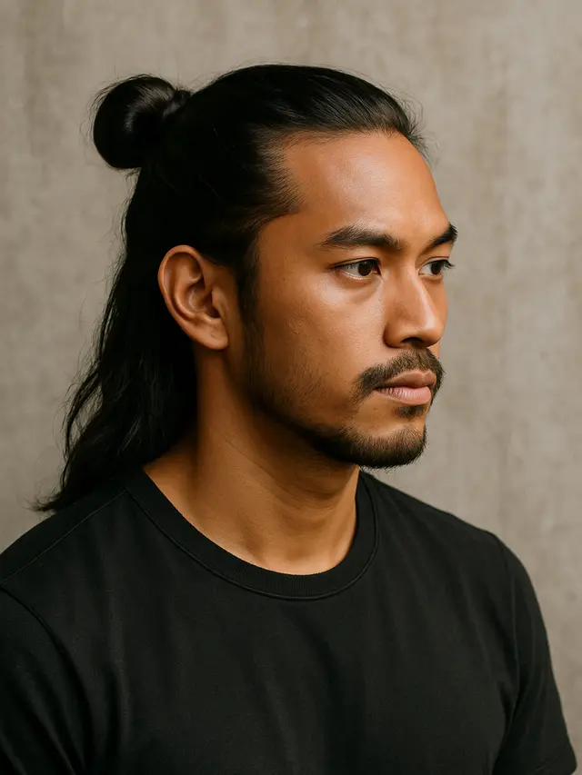 Model Rambut Panjang Pria (Image by ChatGPT)