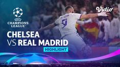 Berita video, highlights Liga Champions, Real Madrid Kalahkan Chelsea 3-1. Karim Benzema cetak hattrick.