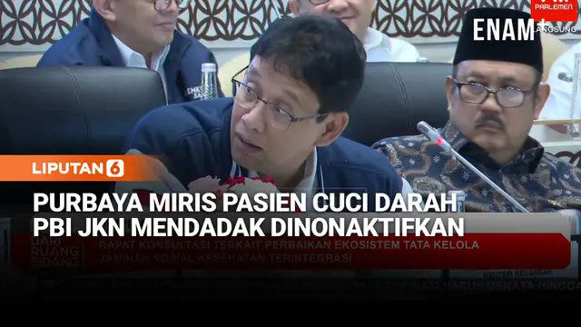 Menkeu Purbaya Kejutkan DPR, Miris Bayangkan Pasien Cuci Darah Tapi PBI JKN Dinonaktifkan