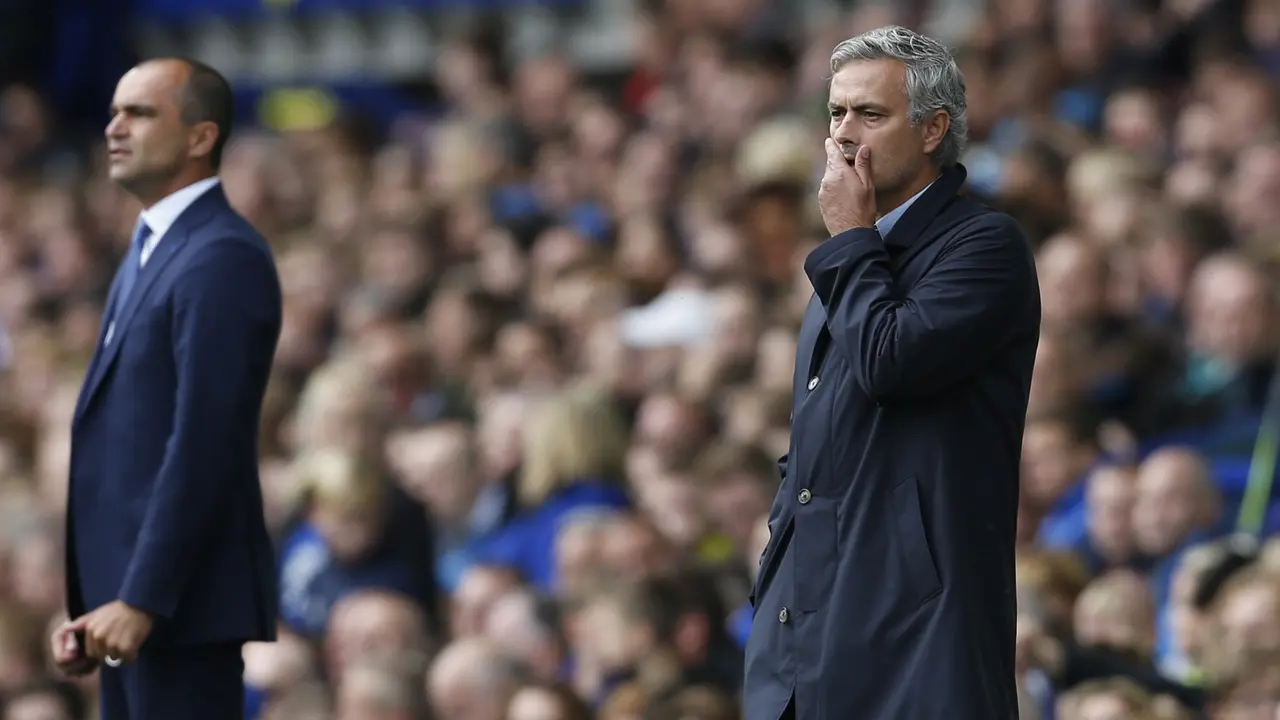 Jose Mourinho di Everton vs Chelsea / Liputan6
