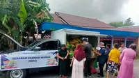 Bulog Kalimantan Tengah (Kalteng) bersama Tim Pengendalian Inflasi Daerah (TPID) menggelar Gerakan Pangan Murah (GPM) keliling. Foto: Bulog Kalteng