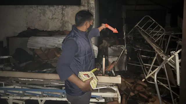 RSUD Ryacudu Kotabumi kebakaran.