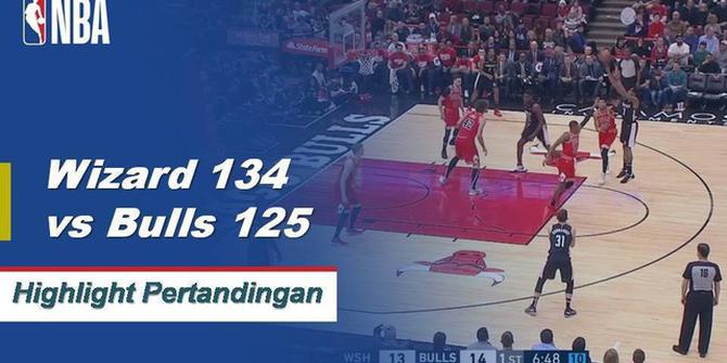 Cuplikan Pertandingan NBA : Wizard 134 VS Bulls 125