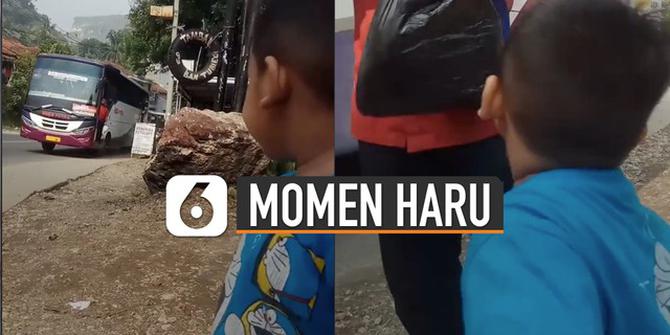 VIDEO: Momen Haru Kernet Bertemu Anak-Istri Hanya Beberapa Detik