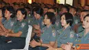 Citizen6, Surabaya: Wakil Kepala Staf Angkatan Laut Laksamana Madya TNI  Dr. Marsetio memberikan pembekalan kepada siswa Diktukpa TNI AL angkatan XLI 2011, di Gedung Moeljadi, Bumimoro, Kobangdikal, Rabu (19/9). (Pengirim: Penkobangdikal).