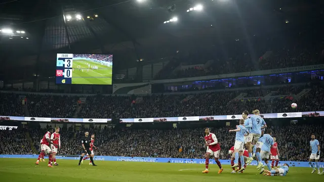 Manchester City Lumat Arsenal pada Lanjutan Liga Inggris
