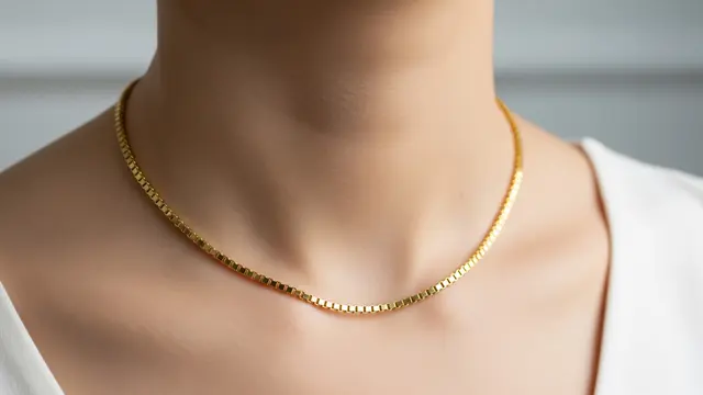 Kalung Rantai Box