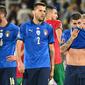 Timnas Italia sempat tersandung saat menghadapi Bulgaria di kualifikasi Piala Dunia 2022 (AFP)