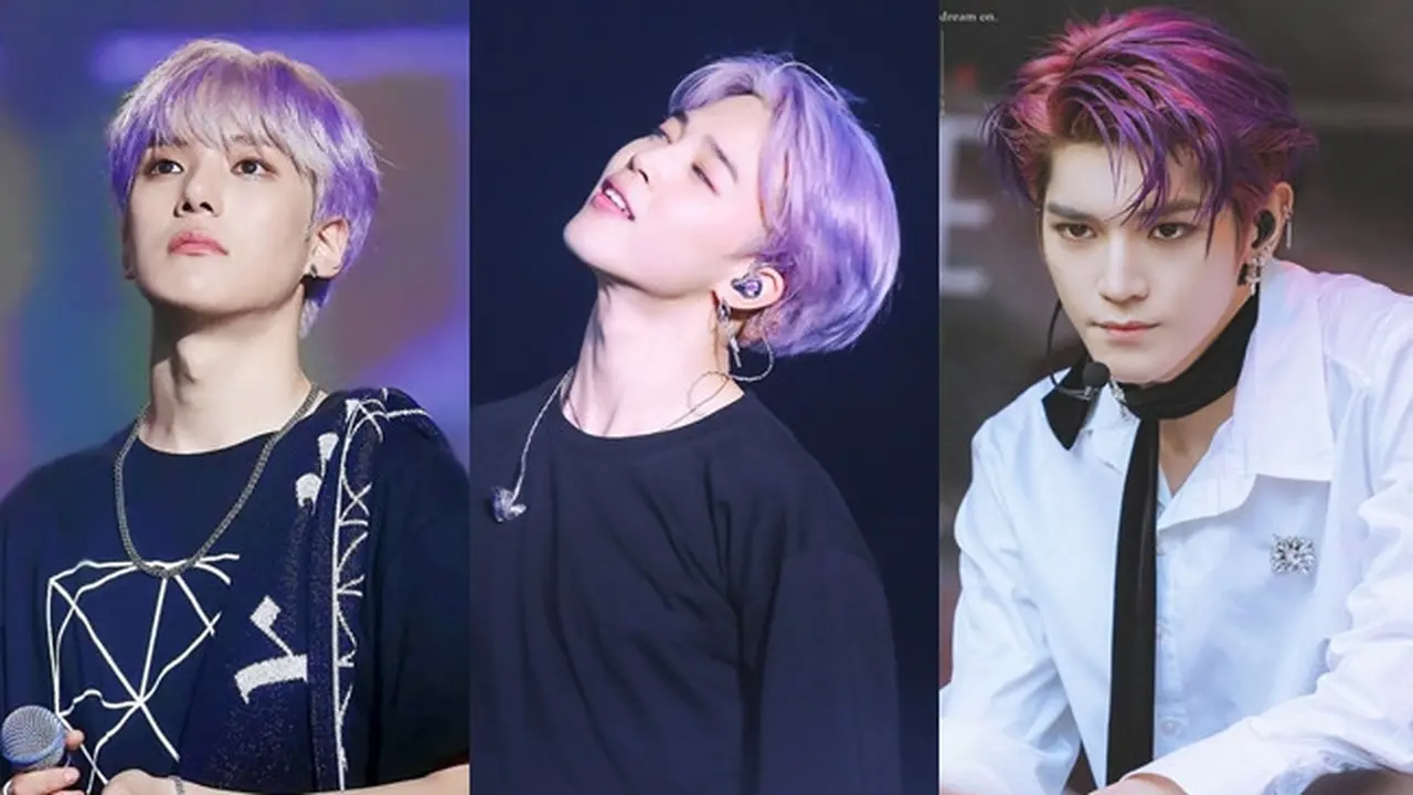 Idol dengan rambut Ungu