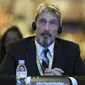 John McAfee sang pencipta software antivirus McAfee. (AP)